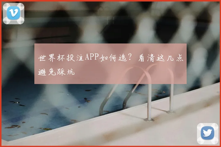 世界杯投注APP如何选?看清这几点避免踩坑